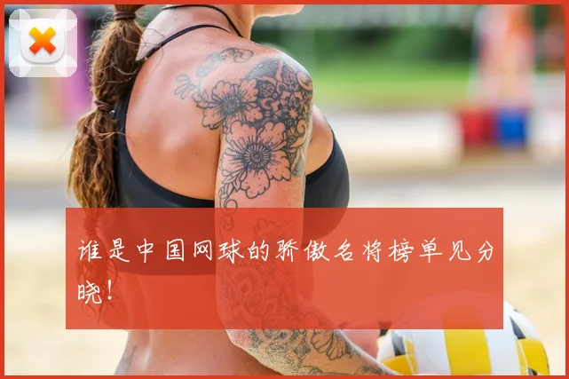 谁是中国网球的骄傲名将榜单见分晓!
